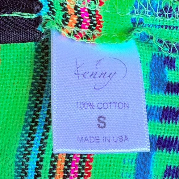 Kenny Guadalajara Green Embroidered High Rise Shorts Small - Picture 4 of 9